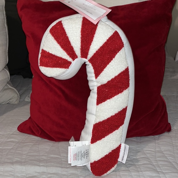 One Candy Cane Pillow